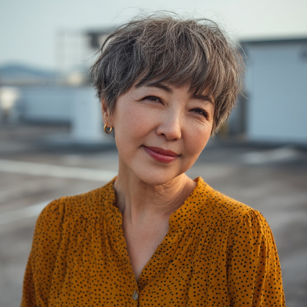 Modern Soft-Shag Pixie with Textured Layers