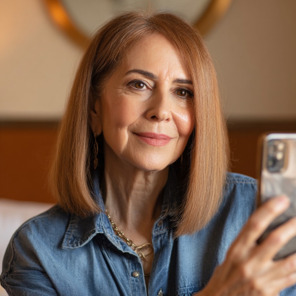 Polished Long Bob with Subtle Face-Framing Layers