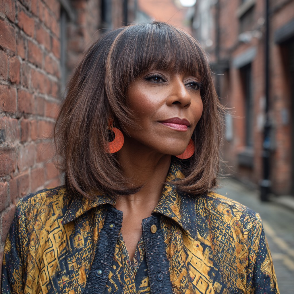 Sleek Long Bob with Face-Framing Layers