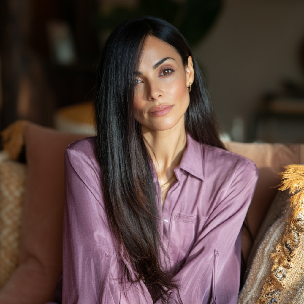 Sleek Long Straight Cut with Face-Framing Layers