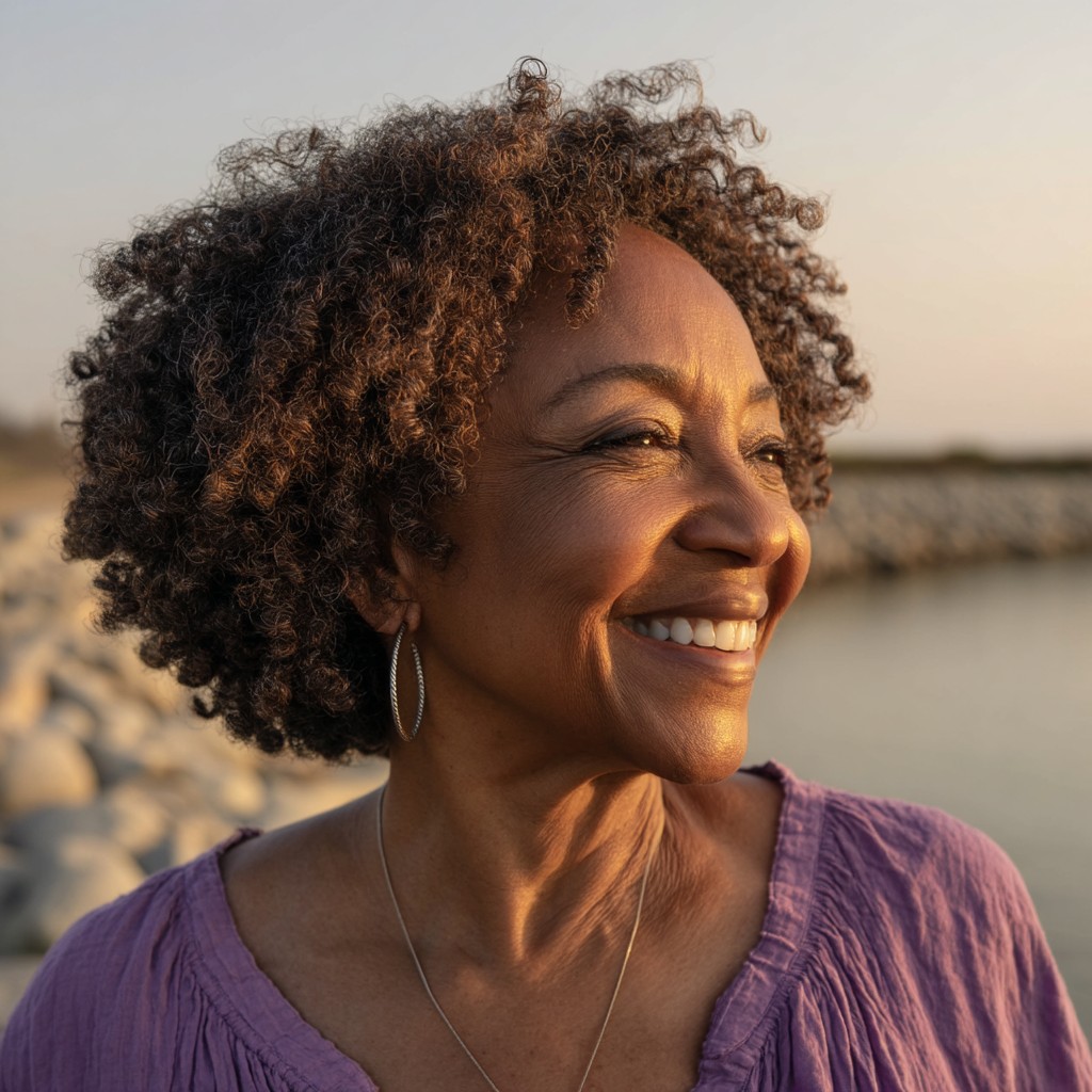 Soft Curly Bob with Defined Curls
