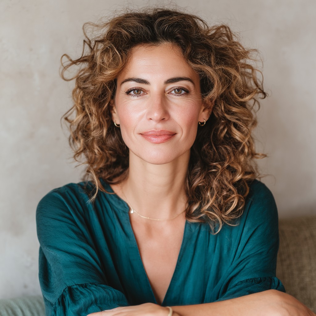 Softly Defined Natural Curls with Layered Texture