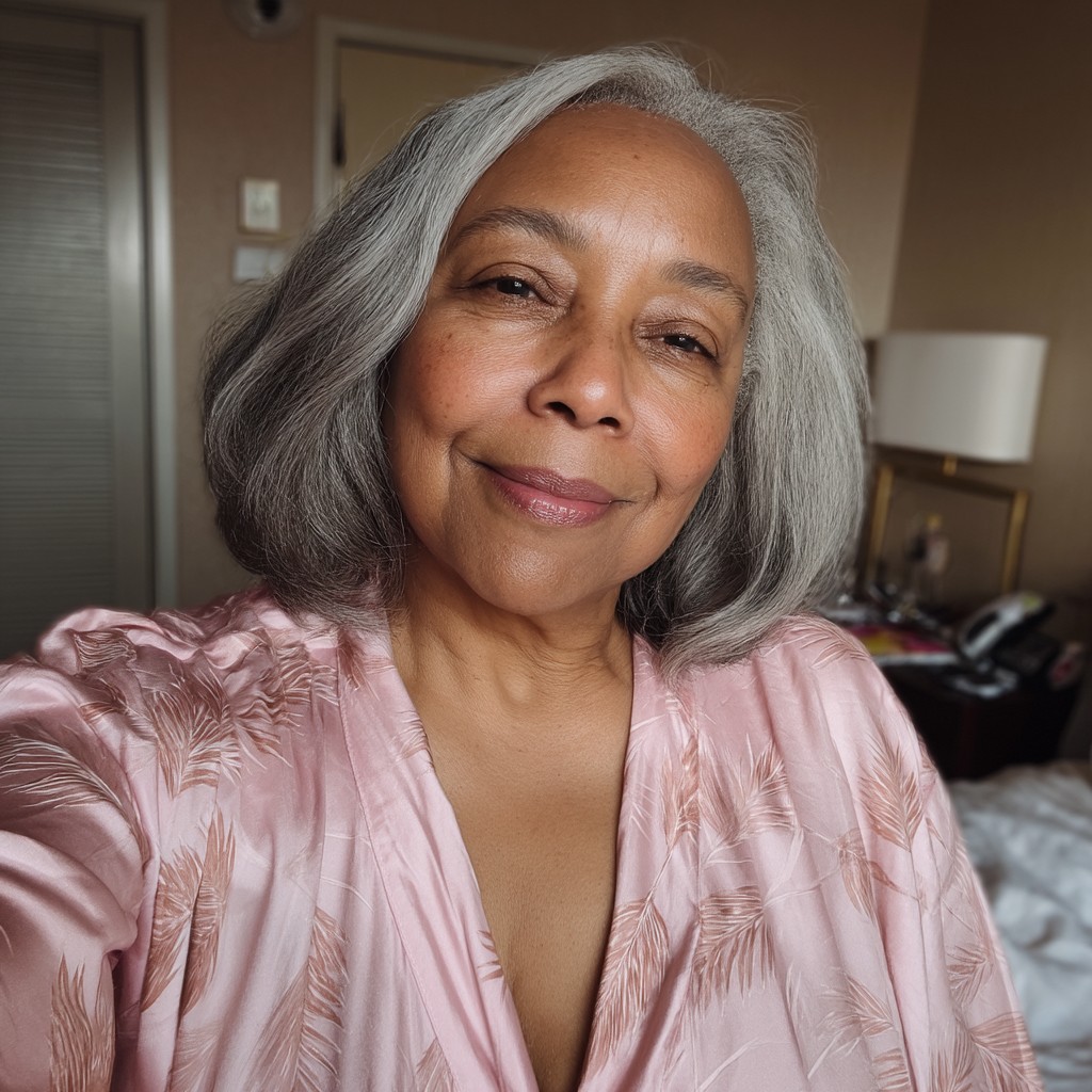 Softly Framed Shoulder-Length Bob with Gentle Waves