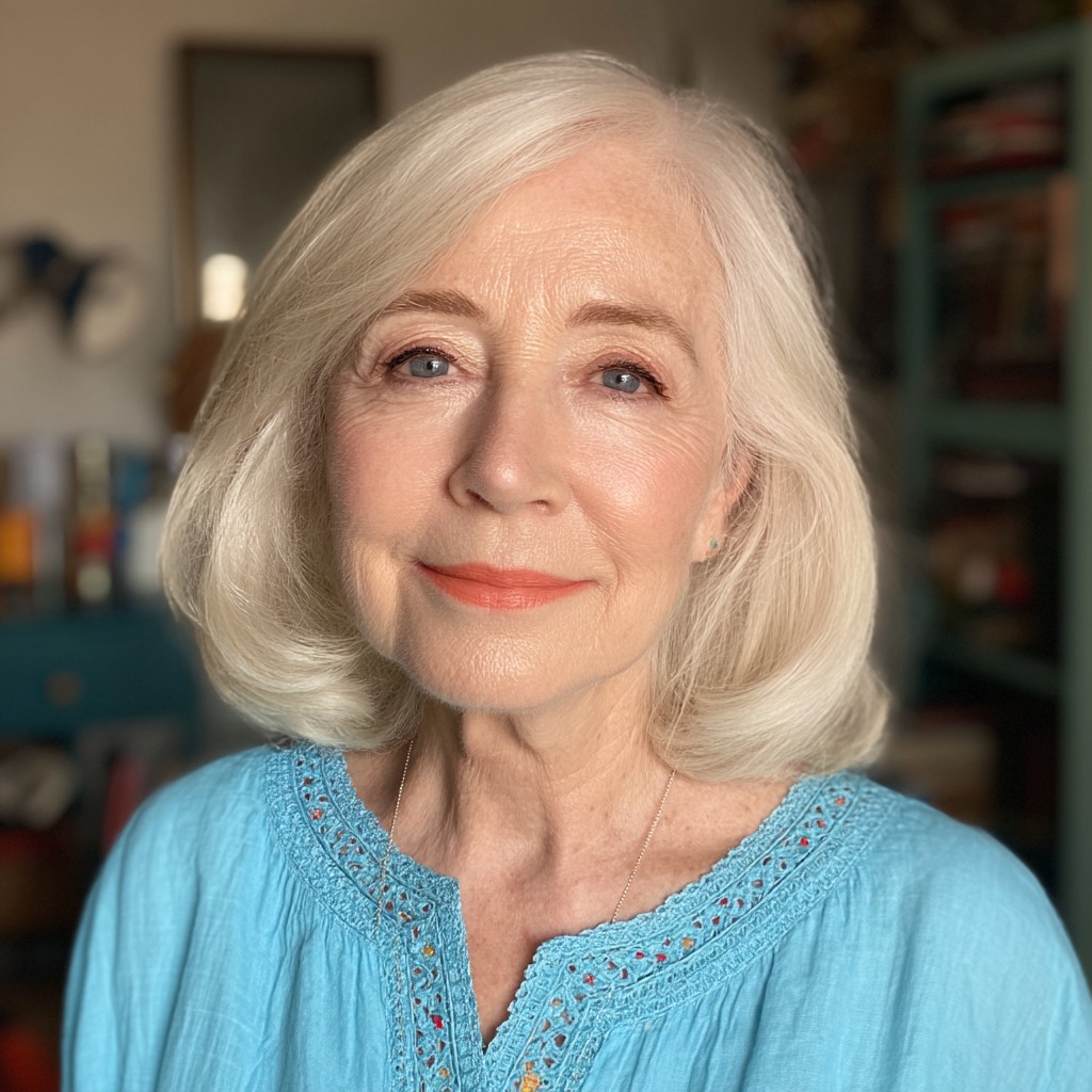 Softly Rounded Long Bob with Subtle Layers
