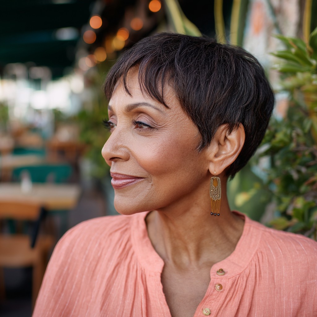 Stylish Short Pixie with Soft Textured Layers