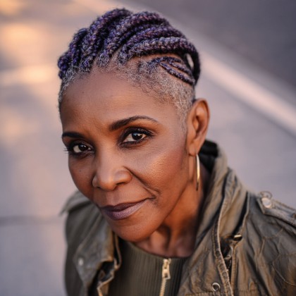 Stylish Short Twists with Bold Color Accents