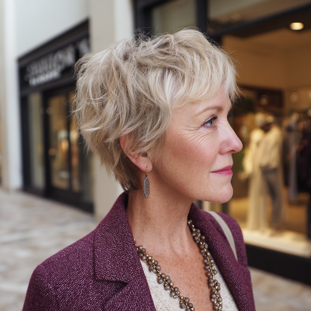 Textured Pixie Cut with Soft Volume