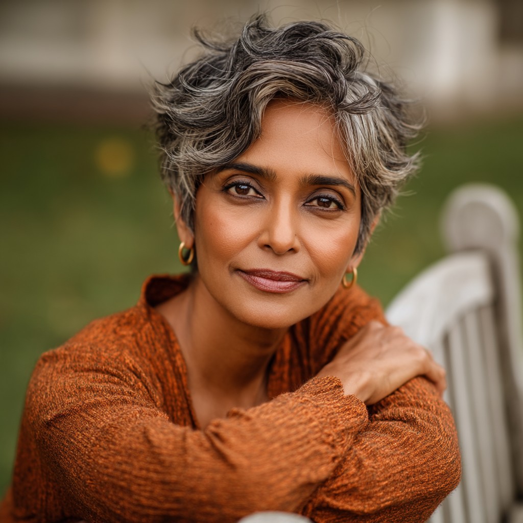 Textured Short Shag with Effortless Waves