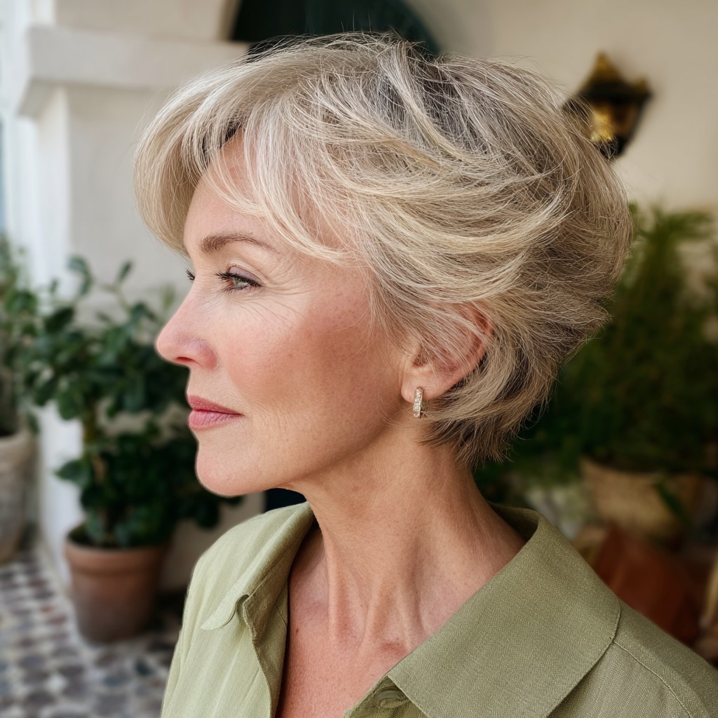 Soft Textured Wedge Cut for Effortless Movement