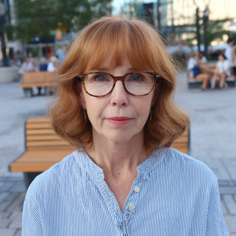 Textured Shoulder-Length Cut with Soft Curls
