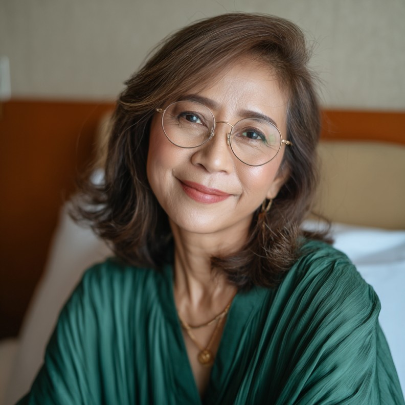 Textured Shoulder-Length Cut with Soft Waves