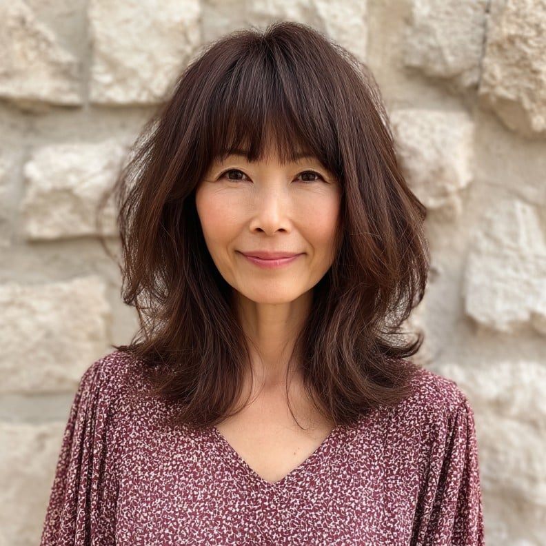Textured Hush Cut with Soft Layers and Gentle Movement