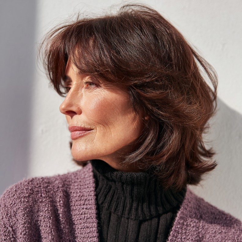 Textured Hush Cut with Soft Movement and Subtle Layers