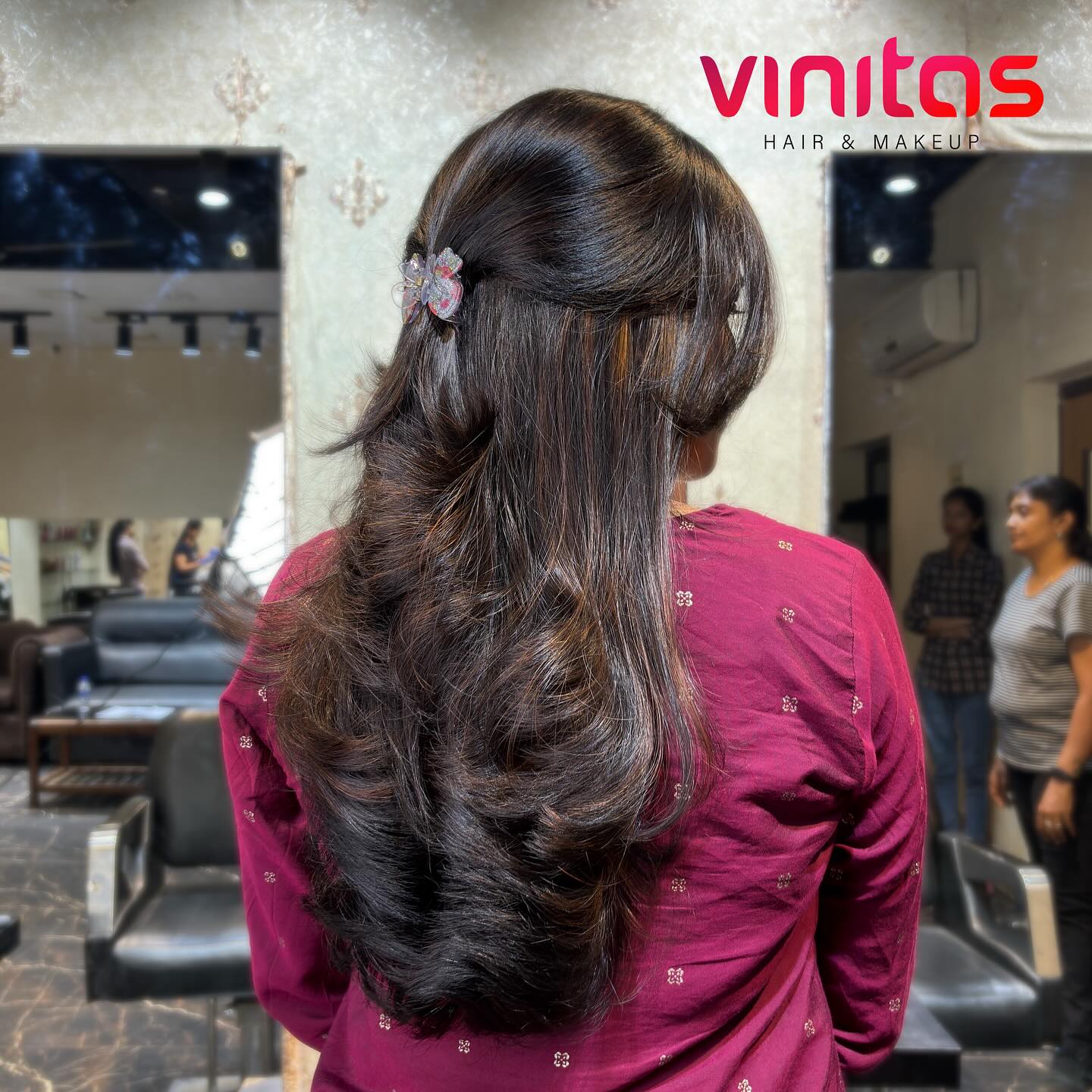 Beautifully Layered Long Hair with Soft Volume