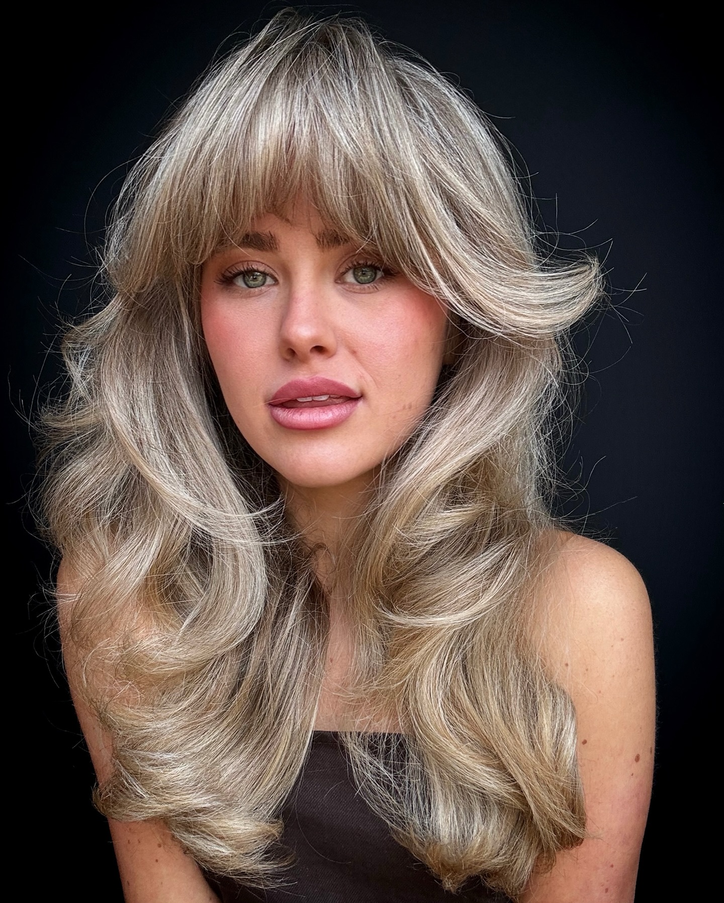 Textured Feathered Layers with Soft Ombre Highlights