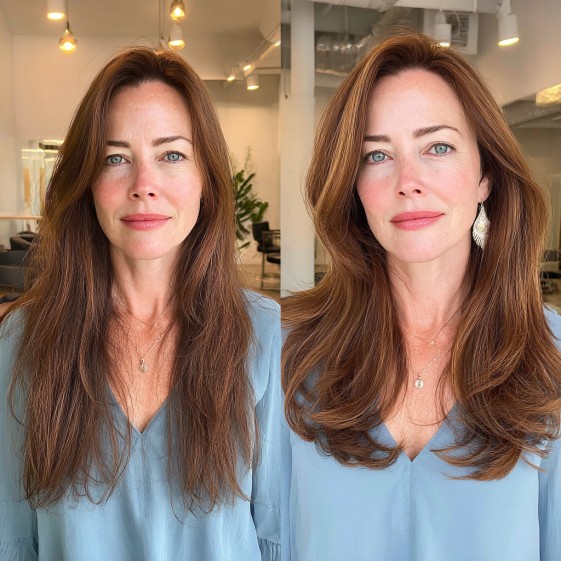 Elegant Long Layers with Soft Movement