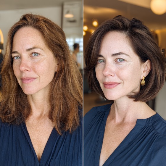 Stylish Textured Bob with Soft Waves