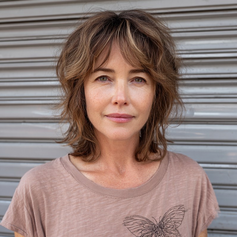 Textured Hush Cut with Effortless Volume