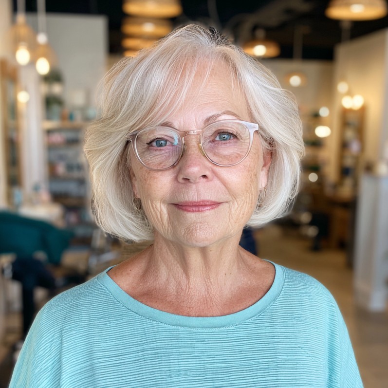 Chic Textured Bob with Soft Layers