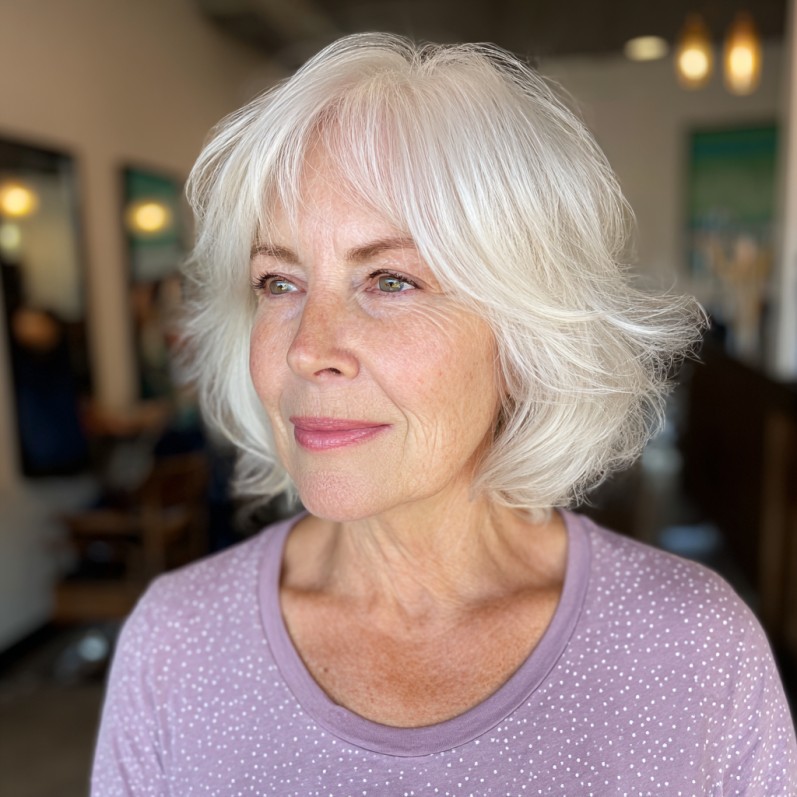 Chic Textured Bob with Soft Volume