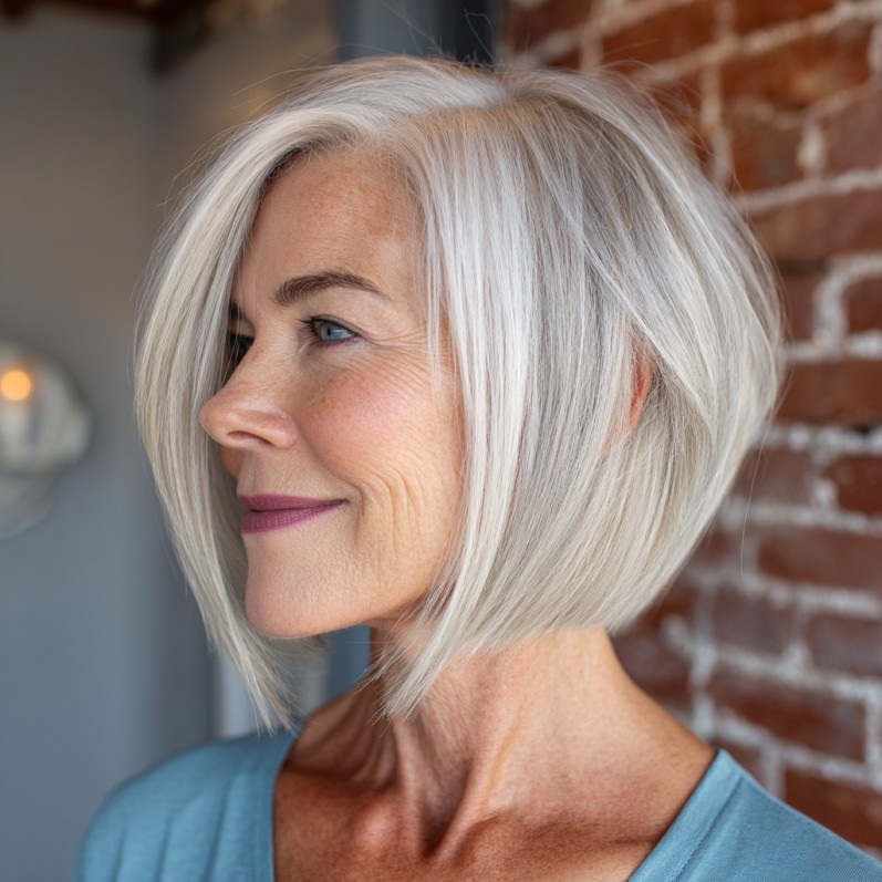 Modern Textured Bob with Subtle Highlights