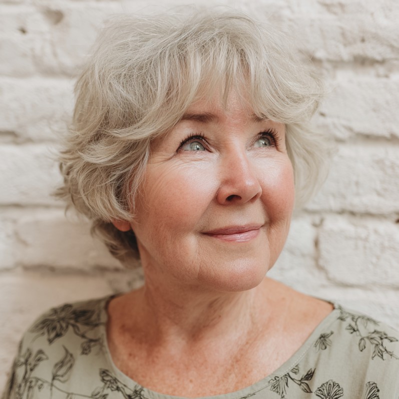 Textured Silver Shag with Soft Layers