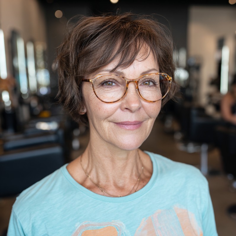 Chic Textured Micro Pixie with Fluffy Layers