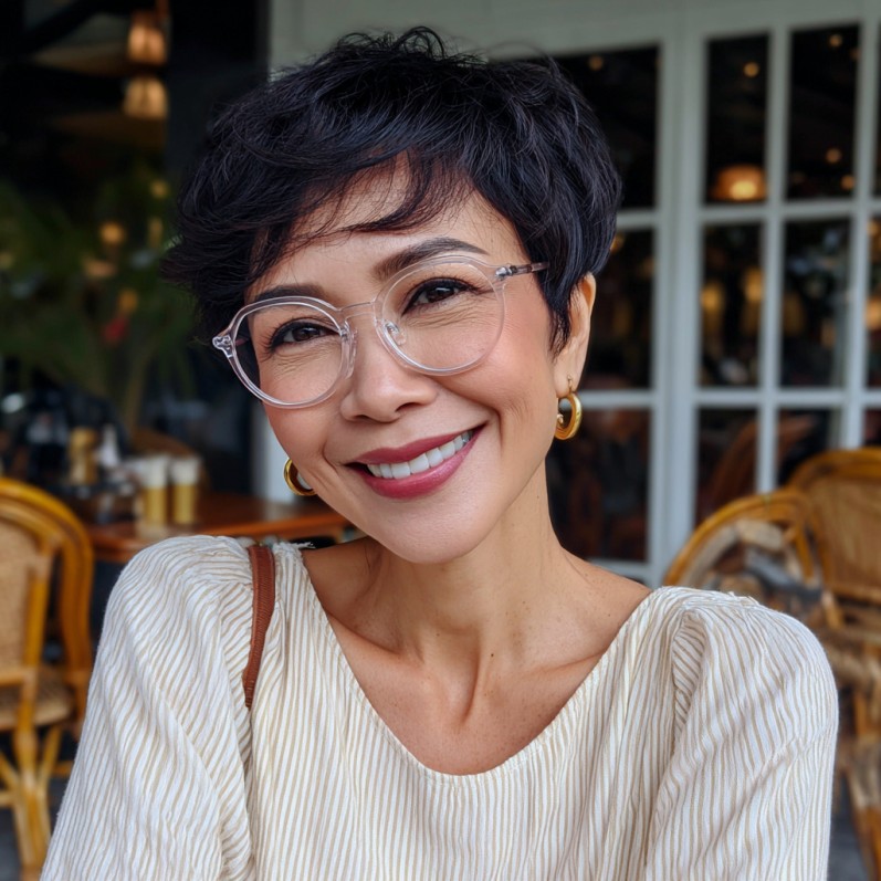 Chic Textured Pixie with Soft Volume