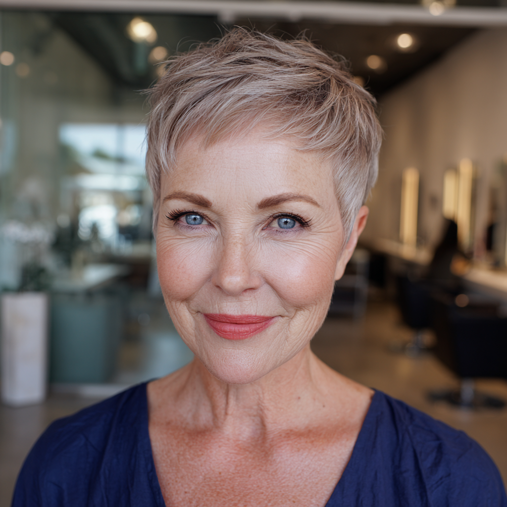 Chic Textured Pixie with Soft Layers