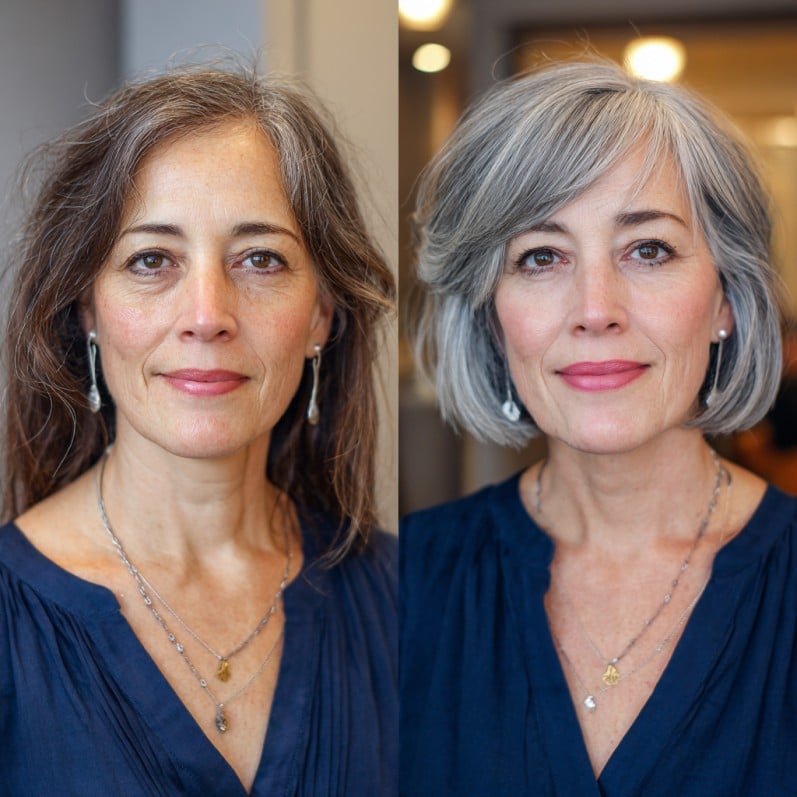 Chic Face-Framing Bob with Soft Waves