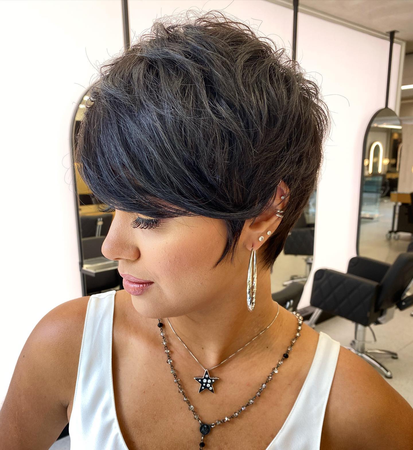 Chic Textured Pixie with Soft Layers