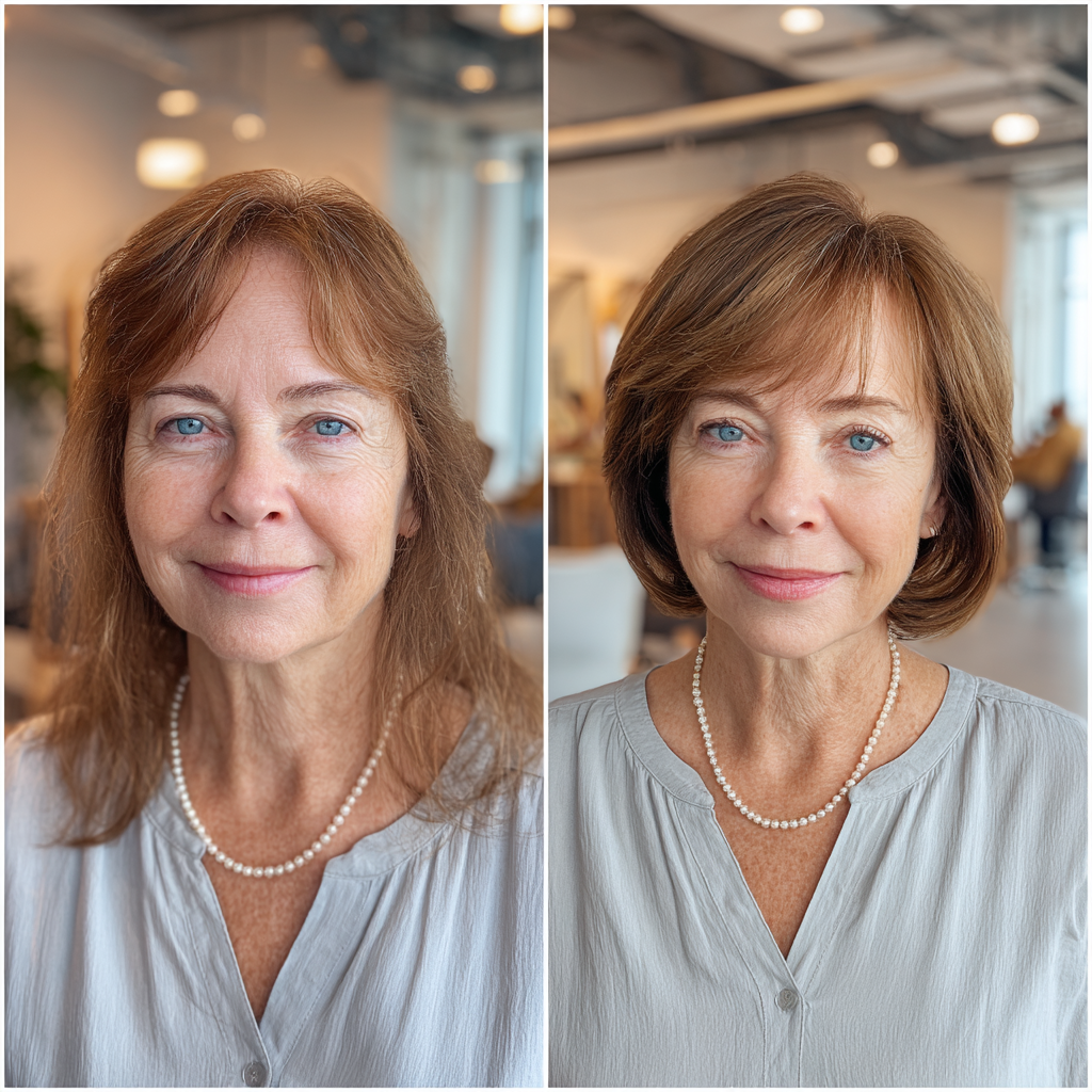 Classic Rounded Bob with Soft Textured Layers