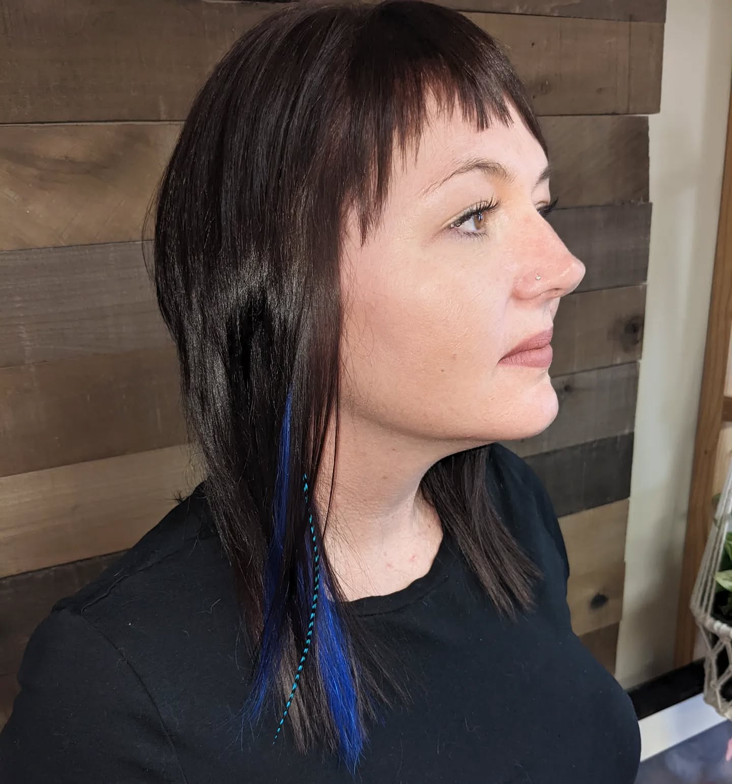 Contemporary Textured Cut with Playful Choppy Bangs