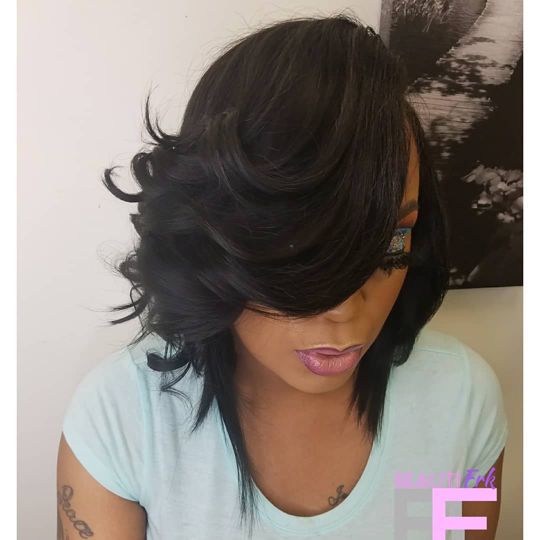 Dynamic Wispy Bob with Textured Layers