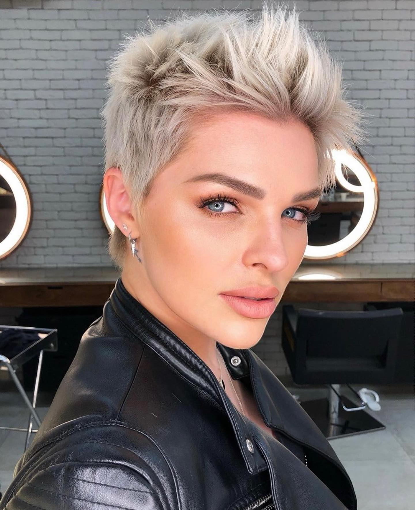 Edgy Textured Pixie with Bold Volume