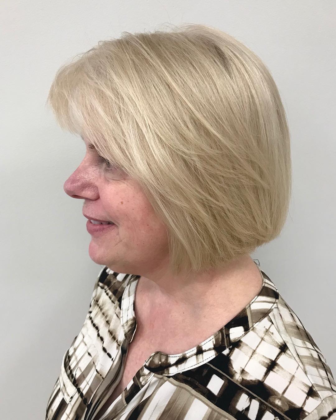 Elegant Blunt Bob with Soft Texture