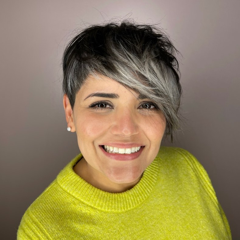 Modern Asymmetrical Pixie with Bold Highlights