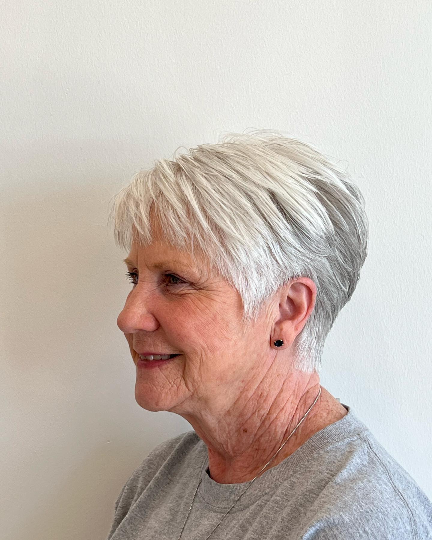Modern Short Textured Cut with Subtle Layers