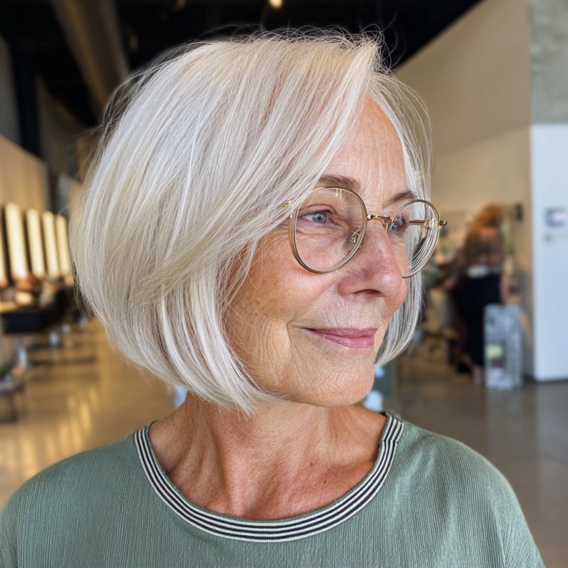Modern Textured A-Line Bob with Soft Layers