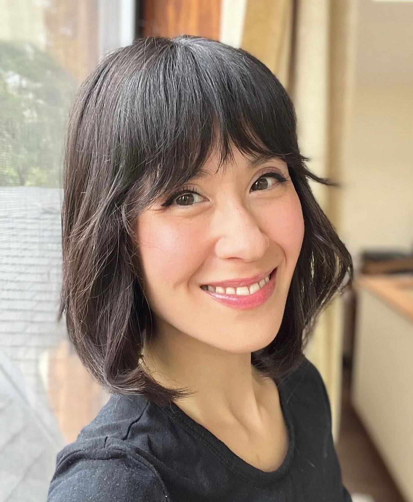 Modern Wispy Bob with Feathered Bangs