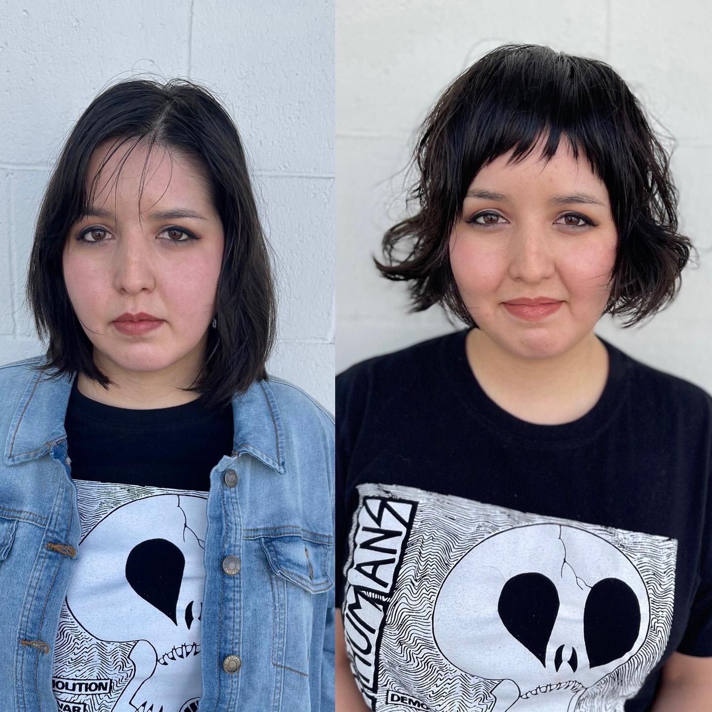 Playful Wispy Bob with Fringe Layers