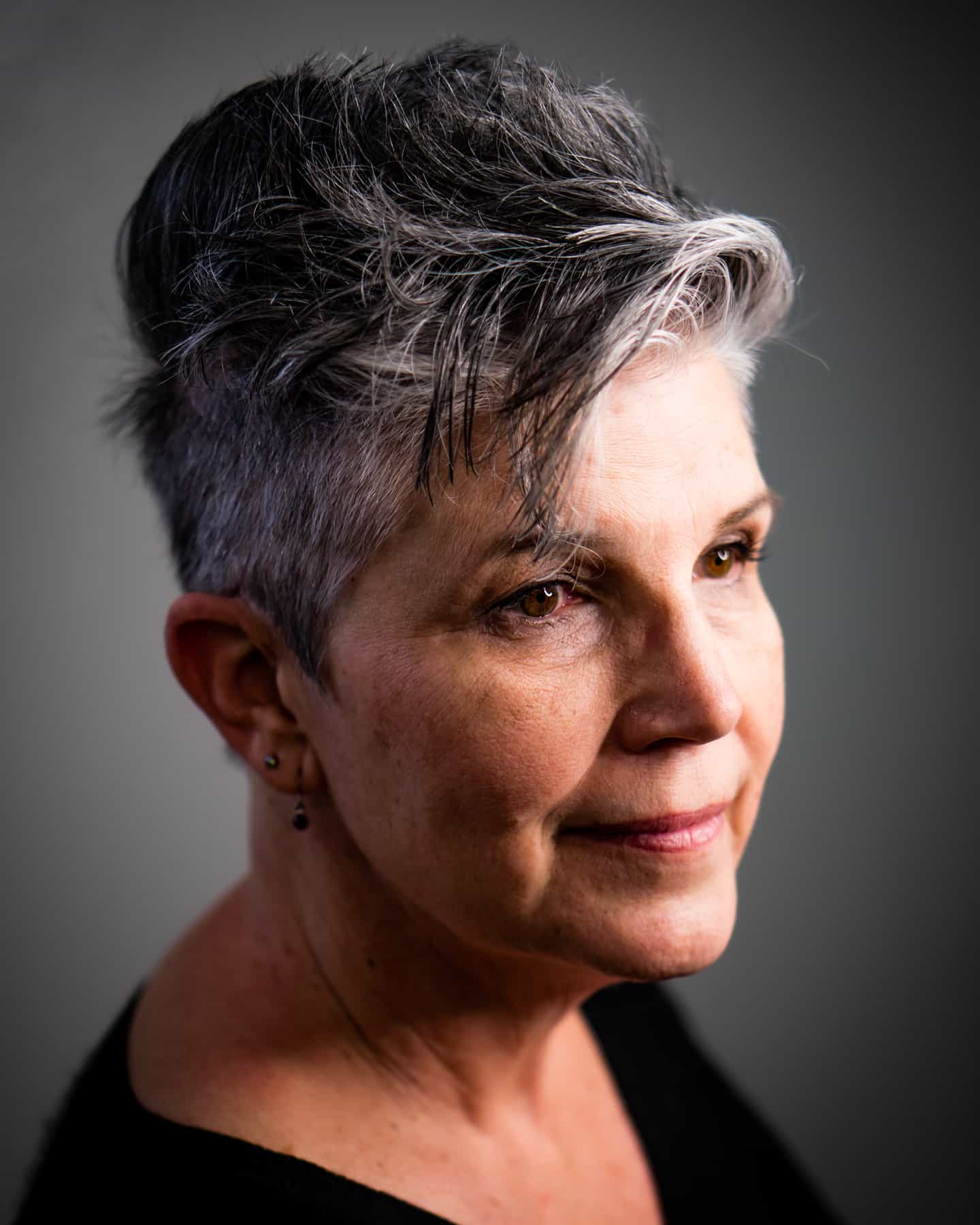 Sleek Short Pixie with Textured Volume