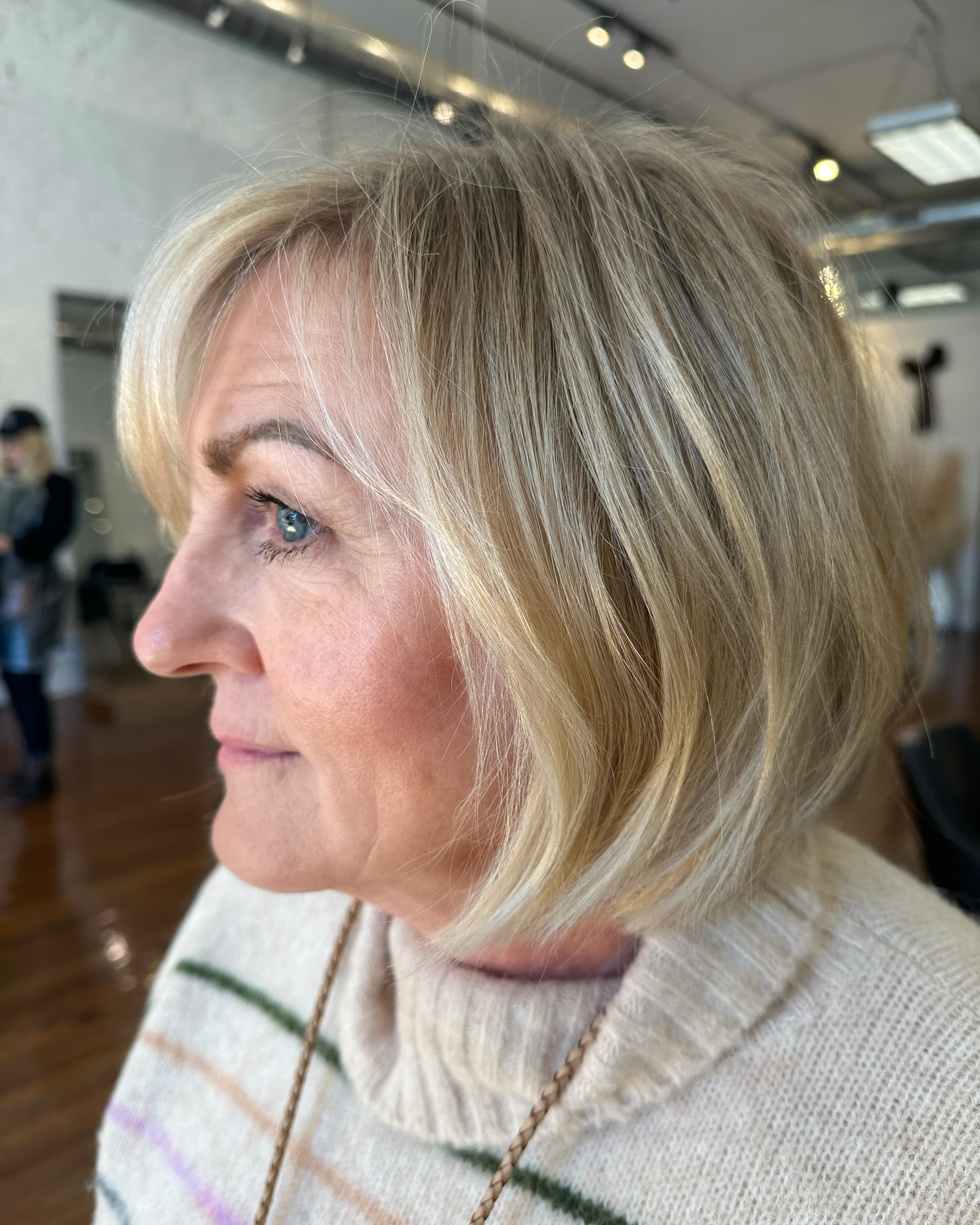 Soft Textured Bob with Subtle Layers