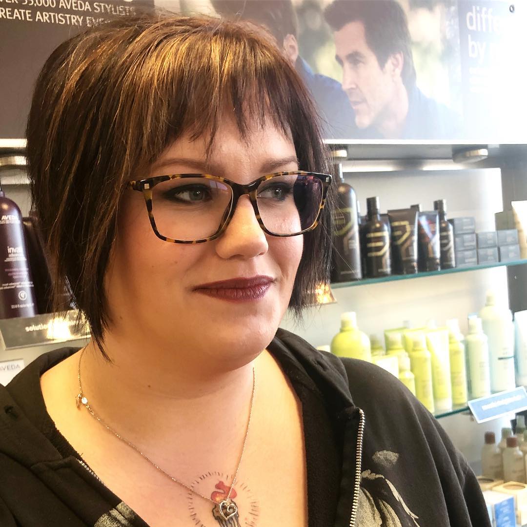 Textured Bob with Playful Choppy Bangs