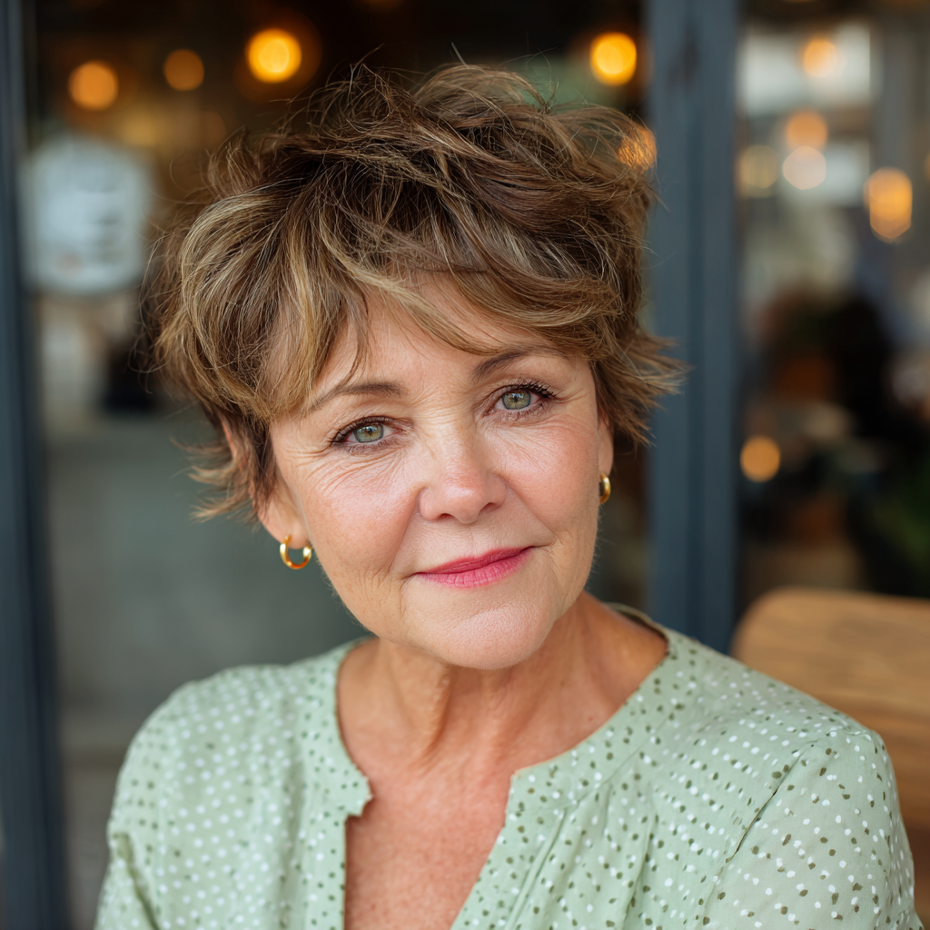 Textured Short Cut with Dynamic Layers