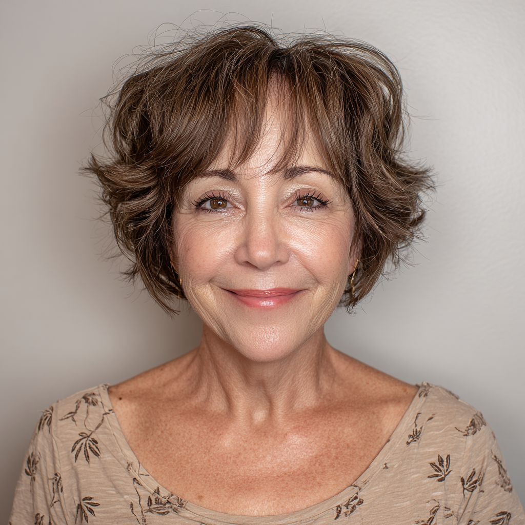 Textured Short Cut with Soft Waves