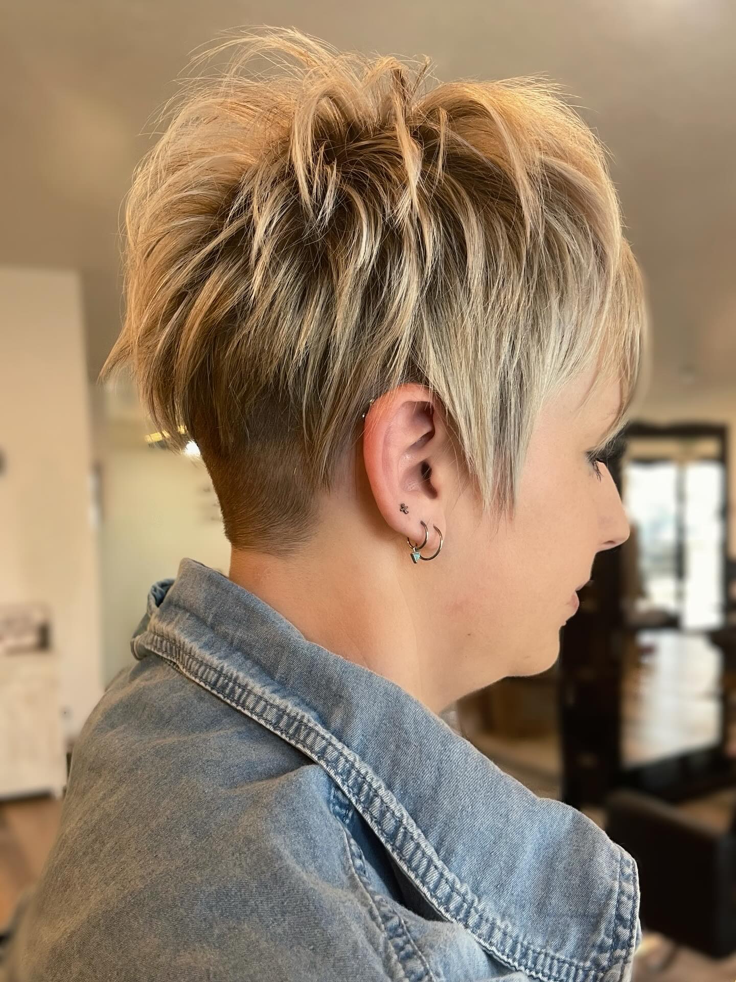 Textured Short Pixie with Playful Volume