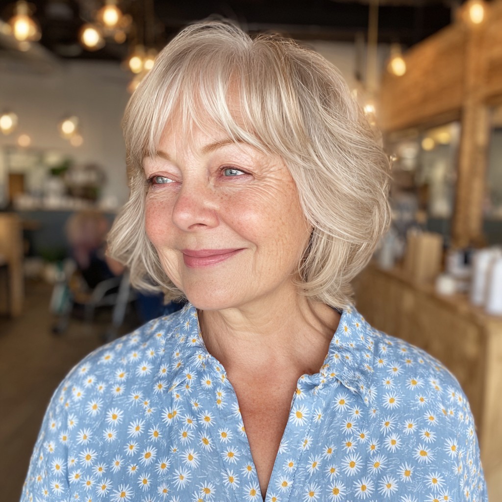 Textured Soft Bob with Subtle Layers