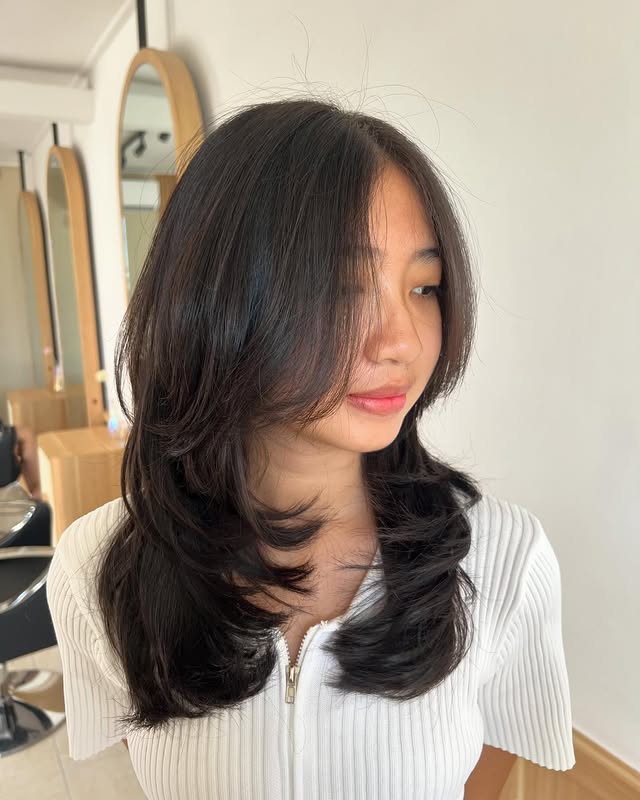 Modern Textured Hush Cut with Soft Layers