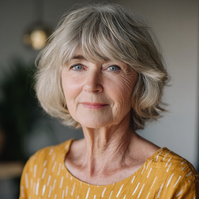 Chic Textured Bob with Subtle Volume